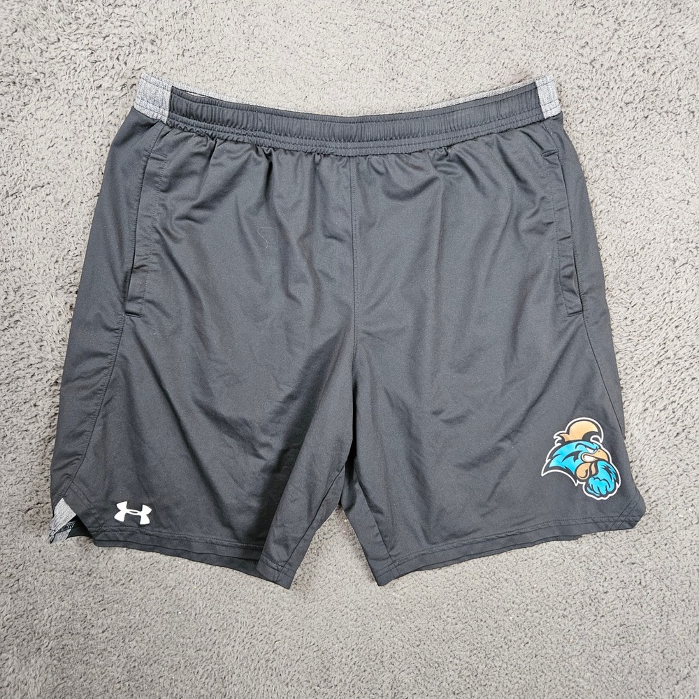 Under‎ Armour Coastal Carolina Chanticleers HeatGear Shorts Mens XL Black NCAA